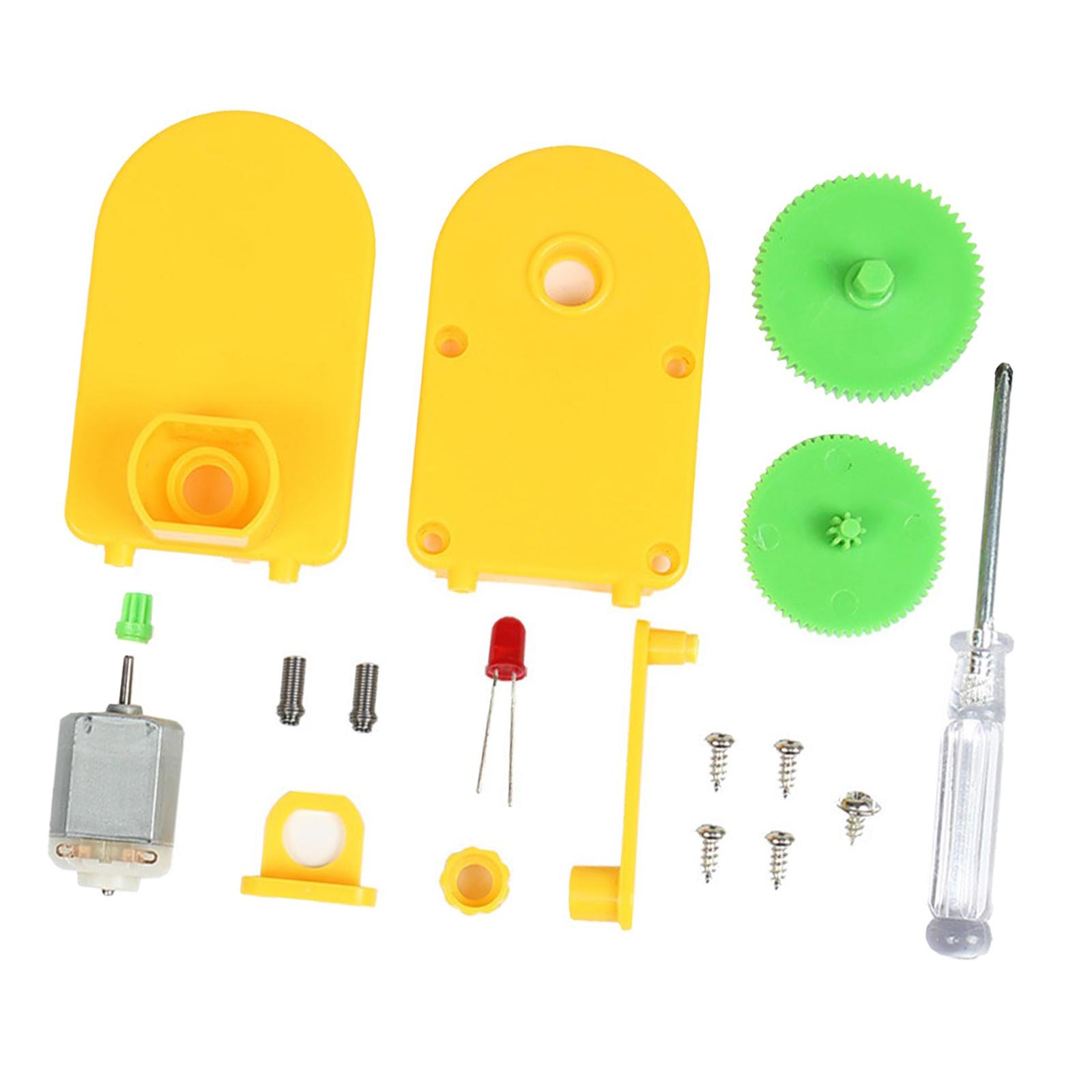 Science Project Physics - Kit gerador elétrico com manivela manual,