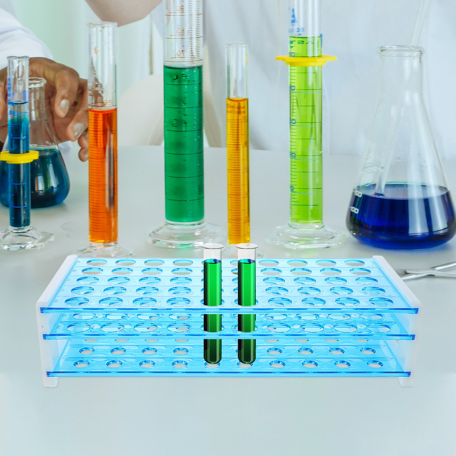 Science Experiment - Suporte para Tubos de Ensaio com