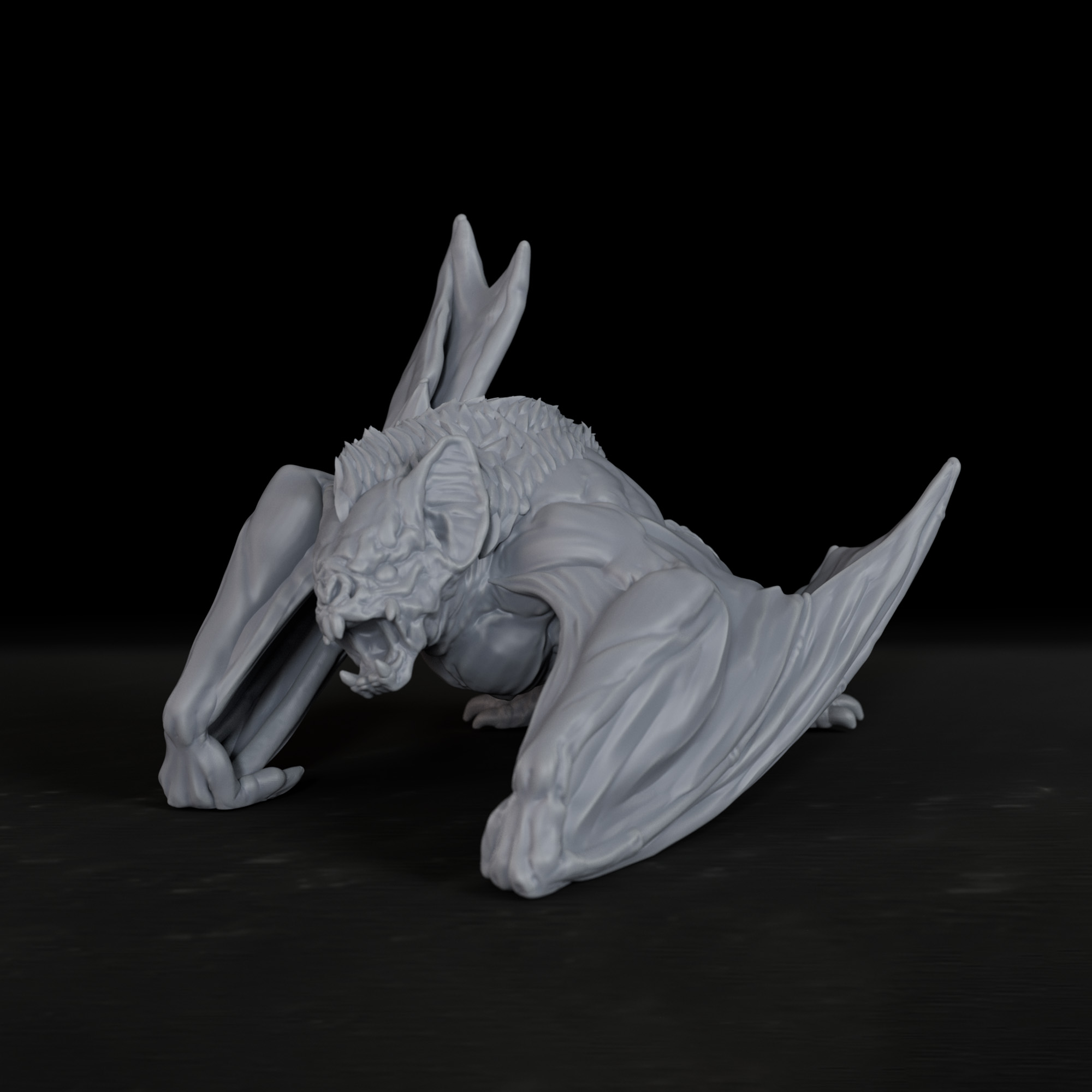 Science Robot - Miniatura de Morcego Diabólico para TTRPG,