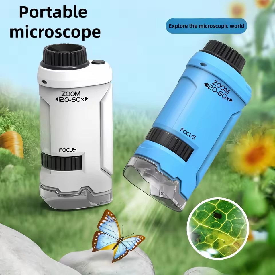 Science Max - Kit de Microscópio de Bolso para