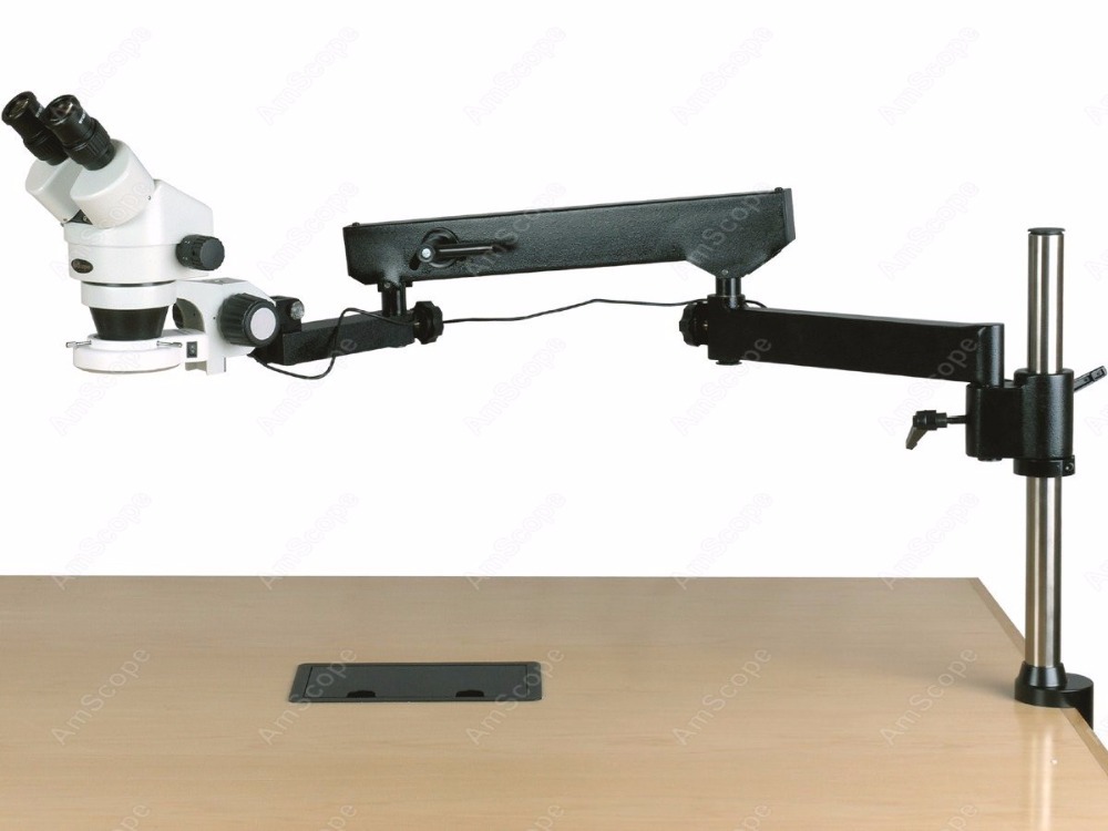 Amscope Microscope Stereo 7X-45X - Microscópio Estéreo Binocular AmScope com Zoom