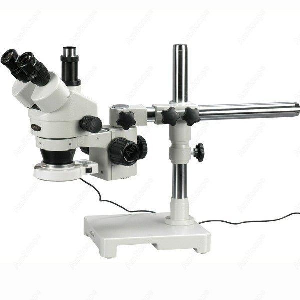 Amscope Microscope Stereo 7X-45X - Microscópio Estéreo Trinocular AmScope SM-3T com