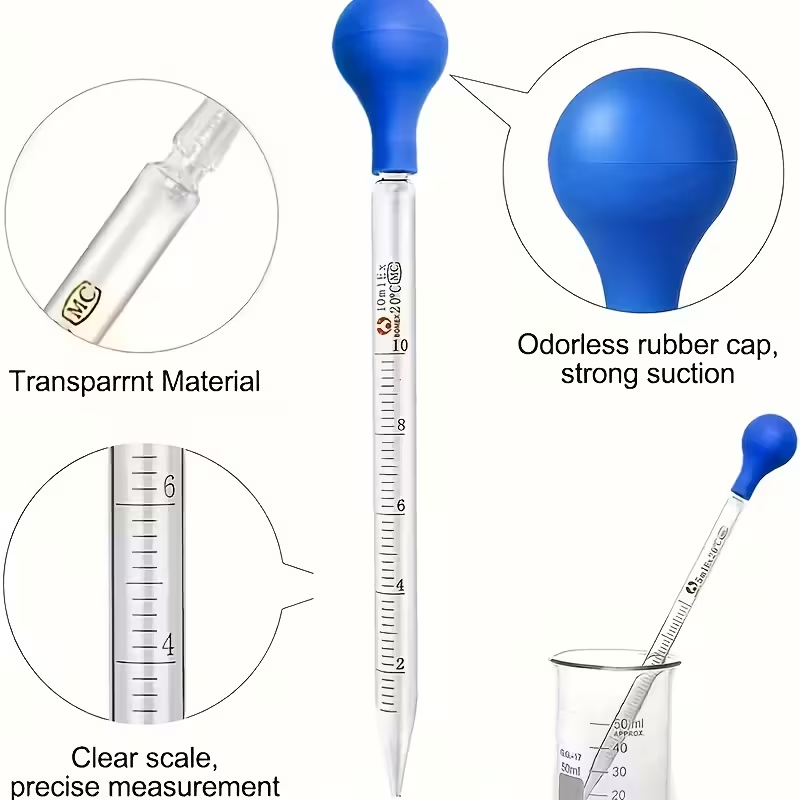 Um conjunto de pipetas de vidr - Science Experiment avaliação e preço