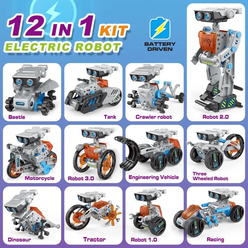 12 em 1 experimento científico - Science Robotics avaliação e preço
