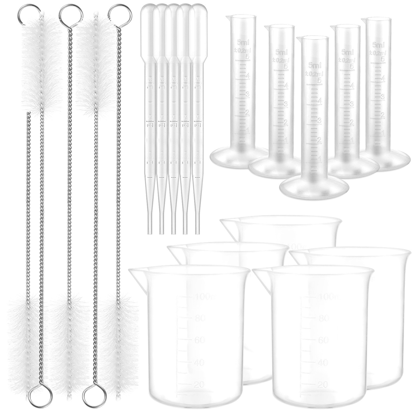 1 conjunto de cilindros gradua - Science Experiment avaliação e preço