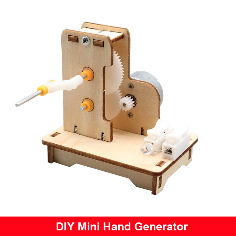 Diy mini gerador de mão diy ki - Science Project avaliação e preço