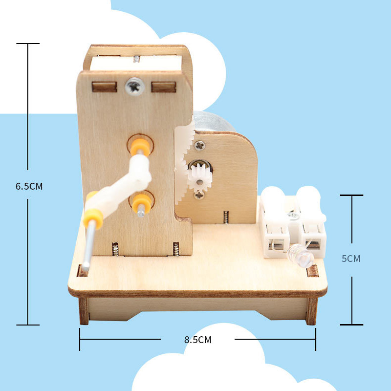 Diy mini gerador de mão diy ki - Science Project avaliação e preço