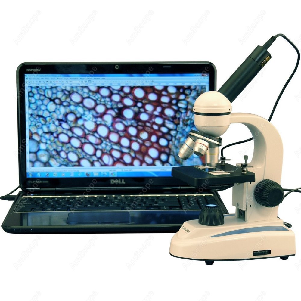 Microscópio Biológico Monocula - Amscope Microscope Kid Microscope avaliação e preço