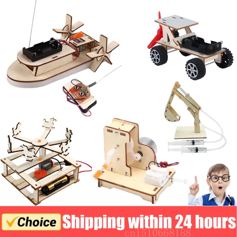 DIY Wooden Boat Model Science  - Science Diy Model avaliação e preço