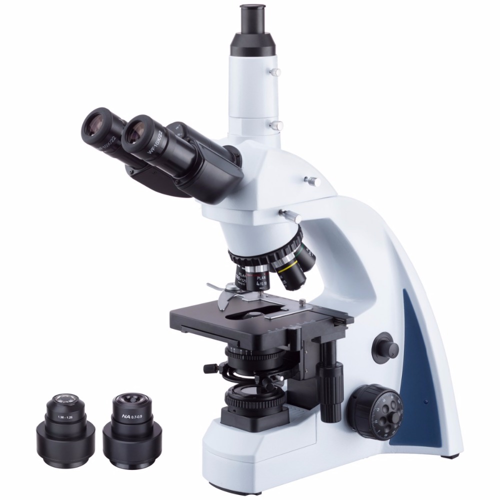 Microscópio composto trinocula - Amscope Microscope Compound 40X-1000X avaliação e preço