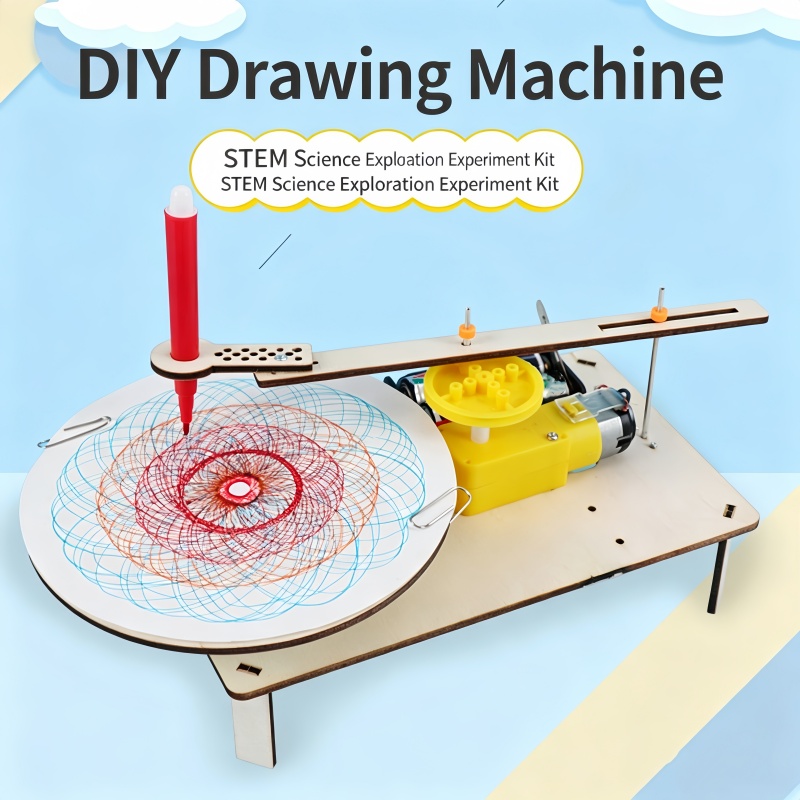 1-3 Peças DIY Robô Desenhador  - Science Diy Model avaliação e preço