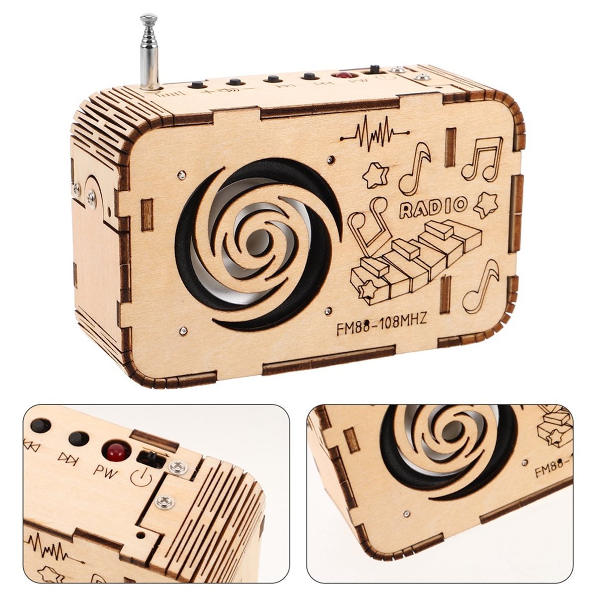 DT57 ÚLTIMO MODELO 88-108MHZ K - Science Project Physics avaliação e preço