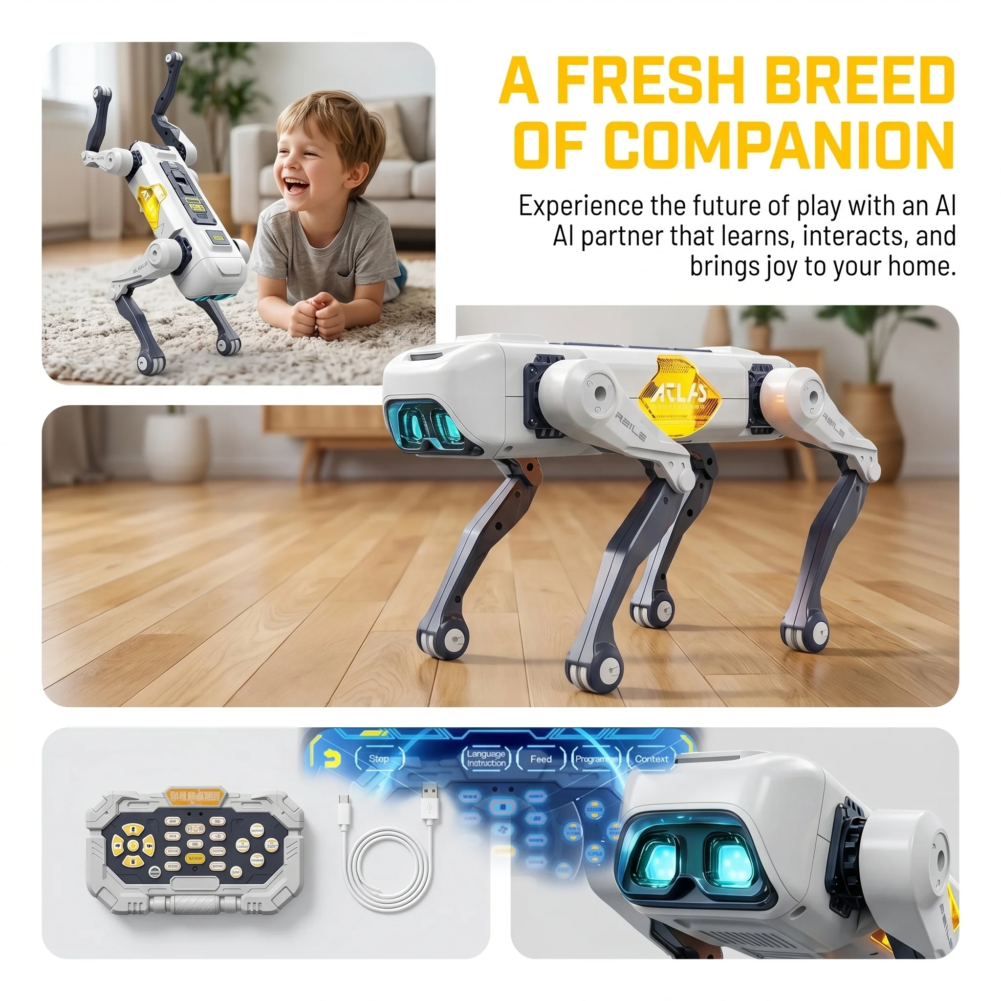 Cão Robô Inteligente com IA, C - Science Robotics avaliação e preço