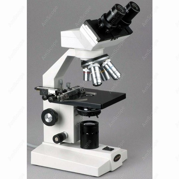 Microscópio Biológico Binocula - Amscope Microscope Compound 40X-1000X avaliação e preço